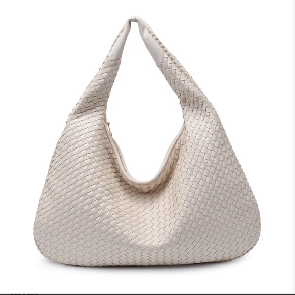 Urban Expressions Handbags - Urban Expressions Laverne Hobo Bag in Oatmilk